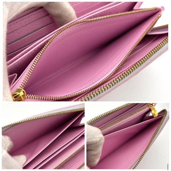 Louis Vuitton Monogram Giant Spring In The City Zippy Wallet Sunrise Pastel Pink - Picture 5 of 16